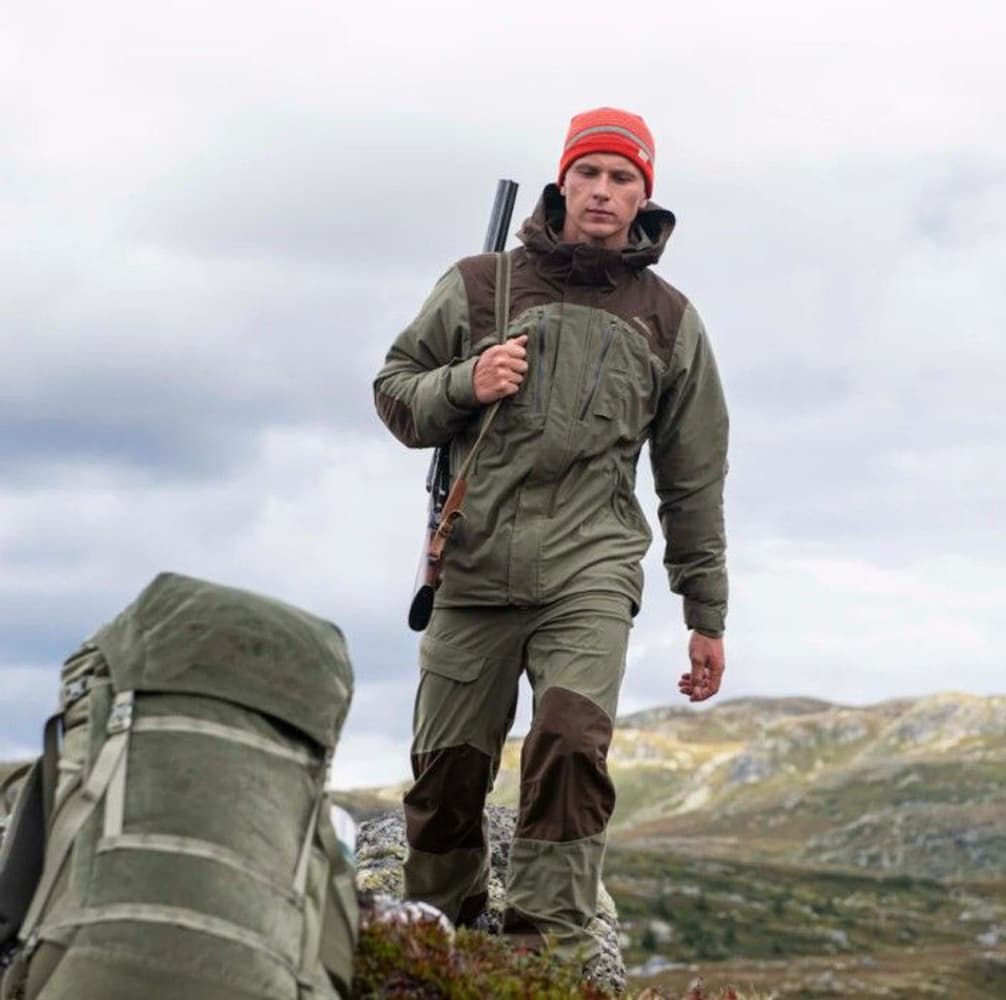 Bergans M's Hogna V2 2L Jacket Green Mud / Dark Wood Brown, view: 4