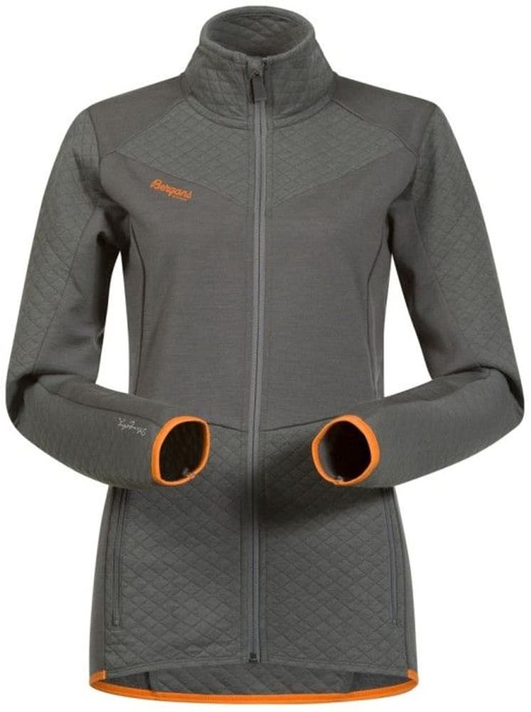 Bergans W's Middagstind Lady Jacket SolidGrey/Pumpkin, view: 0