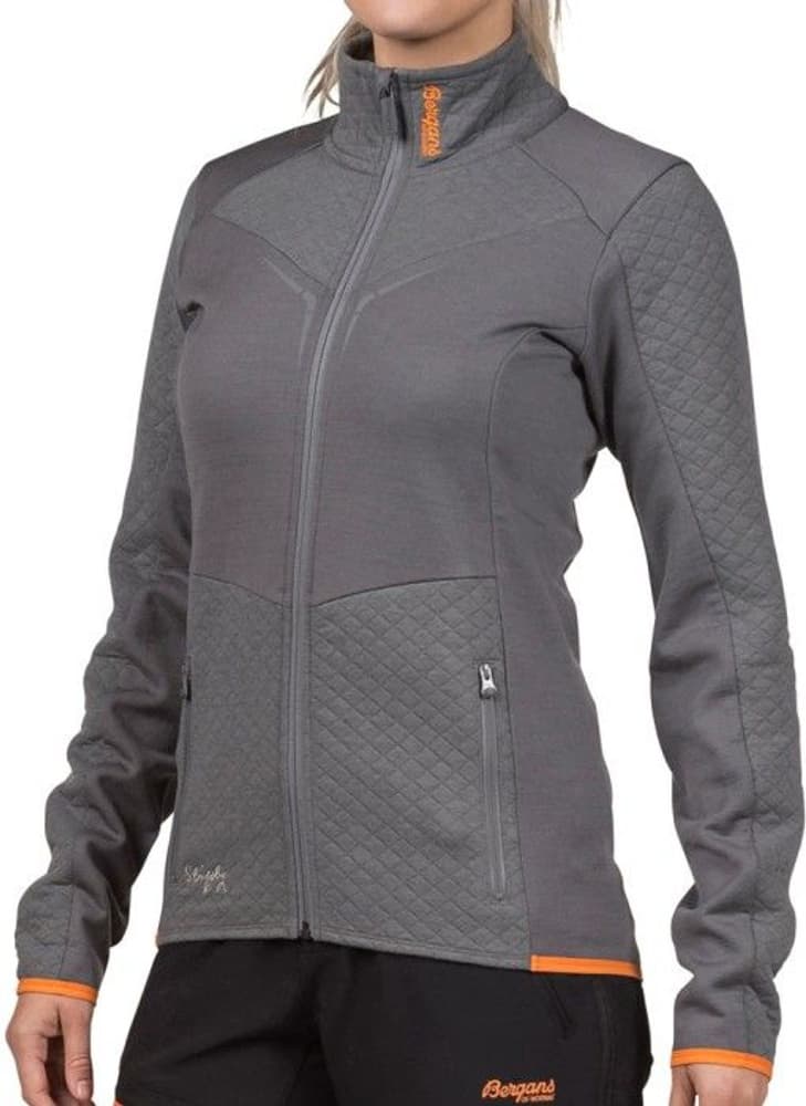 Bergans W's Middagstind Lady Jacket SolidGrey/Pumpkin, view: 2
