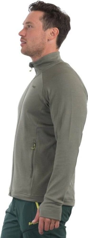 Bergans M's Ulstein Wool Jacket Green Mud, view: 3