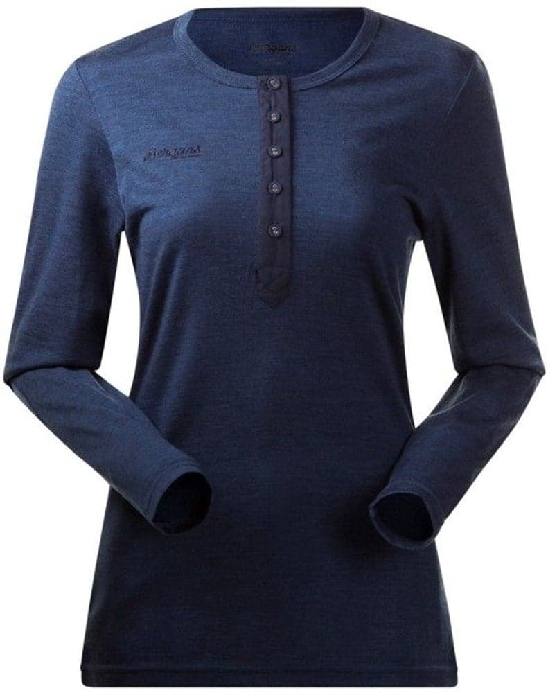 Bergans W's Henley Wool Lady Shirt Navy Mel, view: 0