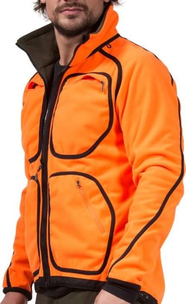 Bergans M's Rana Reversible Jacket Dark Olive/NeonOrange, view: 2