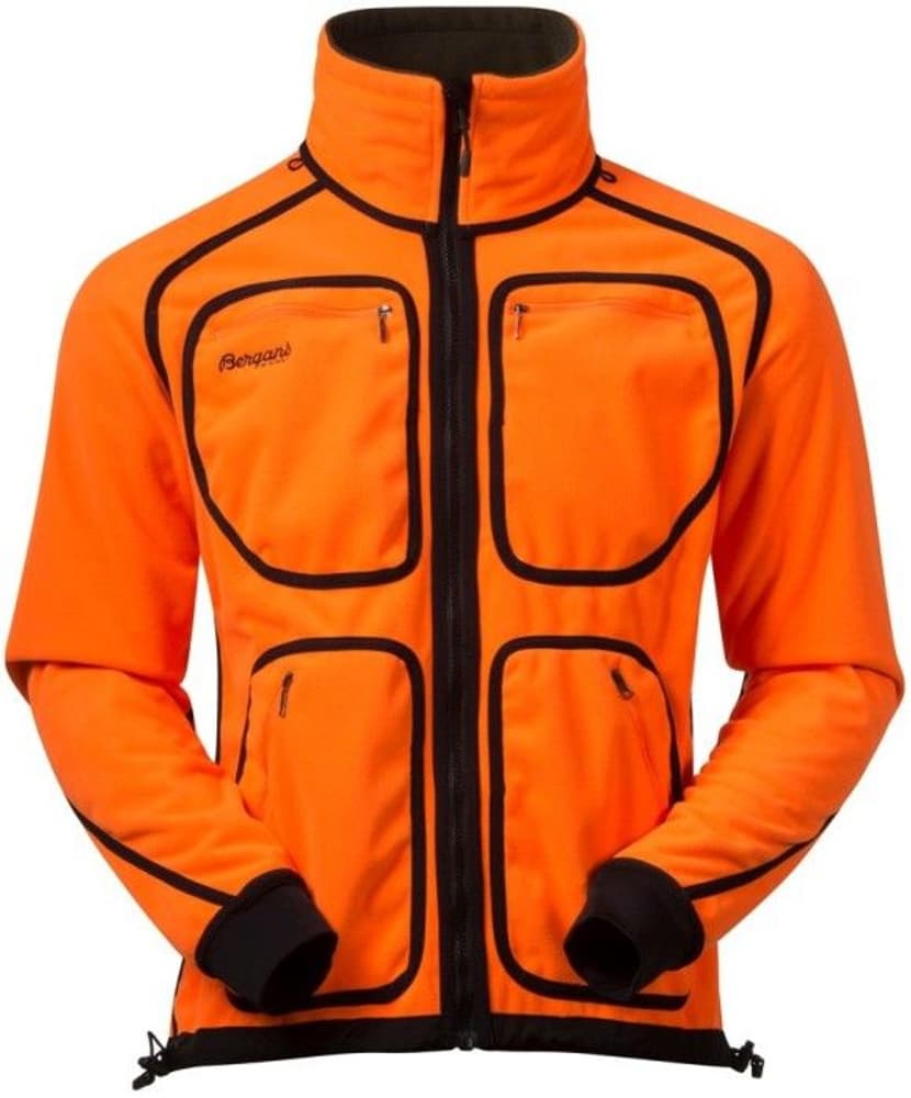 Bergans M's Rana Reversible Jacket Dark Olive/NeonOrange, view: 1