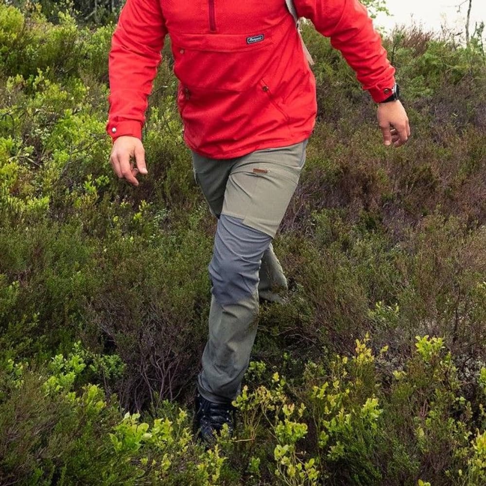 Bergans M's Nordmarka Hybrid Pants Green Mud / Solid Dark Grey, view: 1