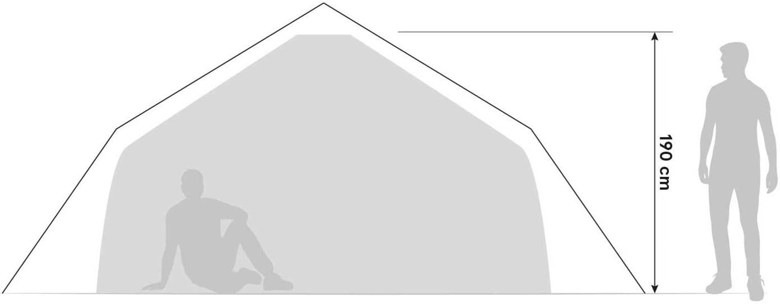 Bergans Wiglo® LT v.2 6-Pers Tent 6-Pers Lt Fogblue, view: 5