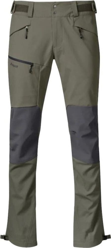 Bergans M's Fjorda Trekking Hybrid Pants Green Mud/Solid Dark Grey, view: 0