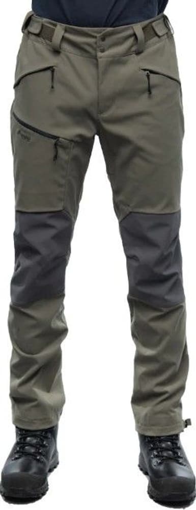 Bergans M's Fjorda Trekking Hybrid Pants Green Mud/Solid Dark Grey, view: 1