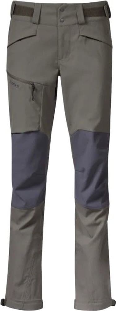 Bergans W's Fjorda Trekking Hybrid Pants Green Mud/Solid Dark Grey, view: 0