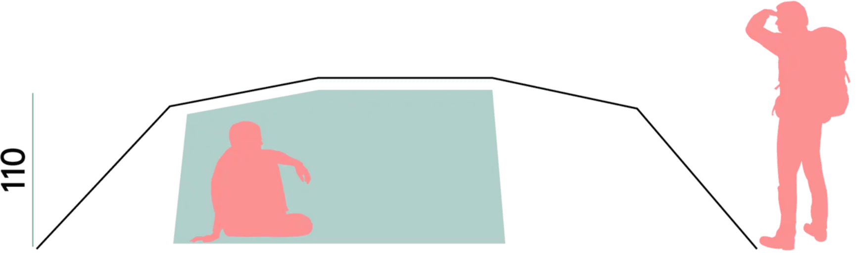 Bergans Trollhetta Tunnel 4-Pers Tent 4-Pers Lt Fogblue, view: 4