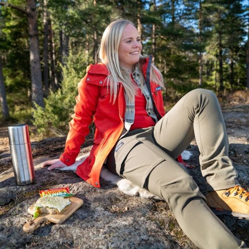 Bergans W's Nordmarka Elemental Outdoor Pants Green Mud, view: 4