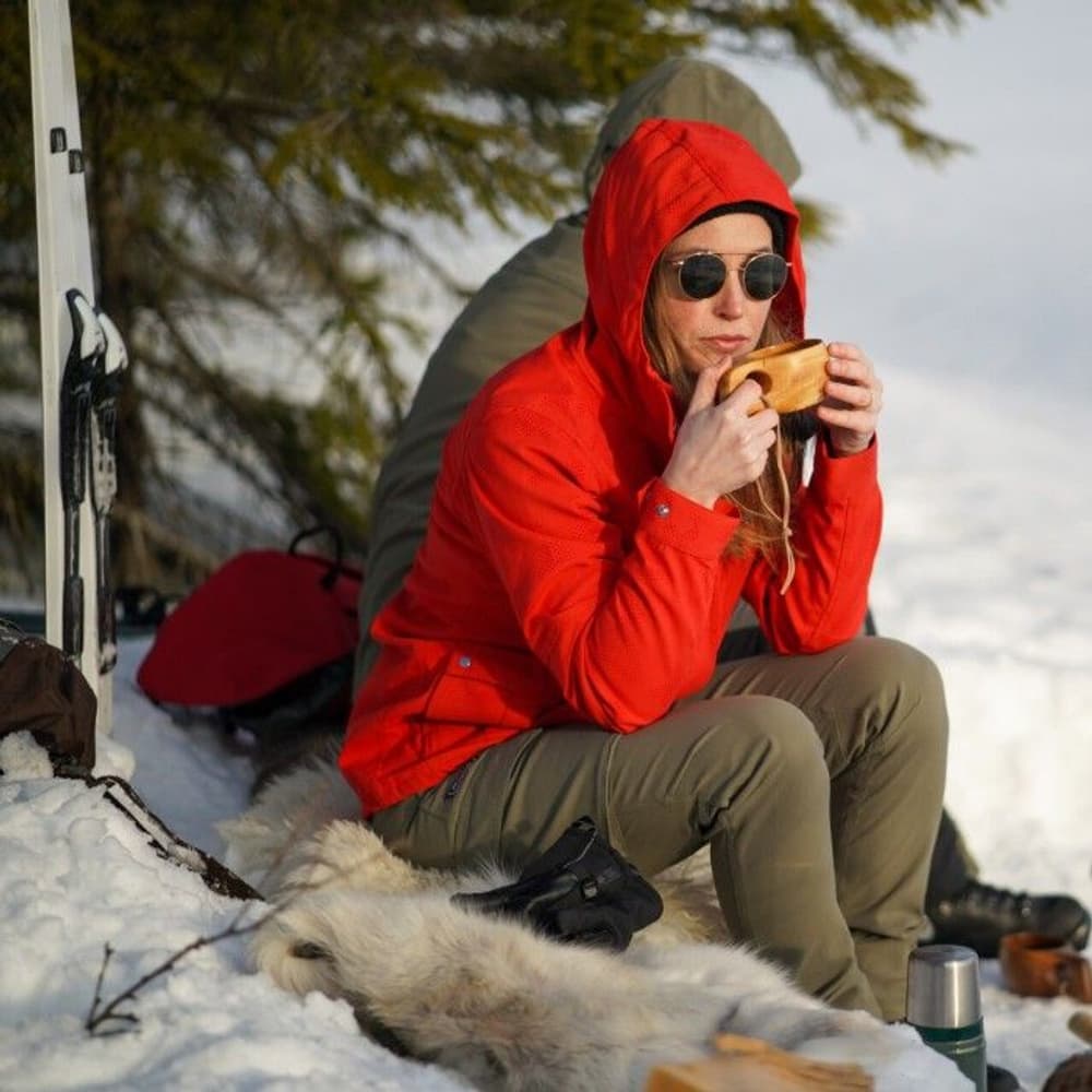 Bergans W's Nordmarka Elemental Outdoor Pants Green Mud, view: 5