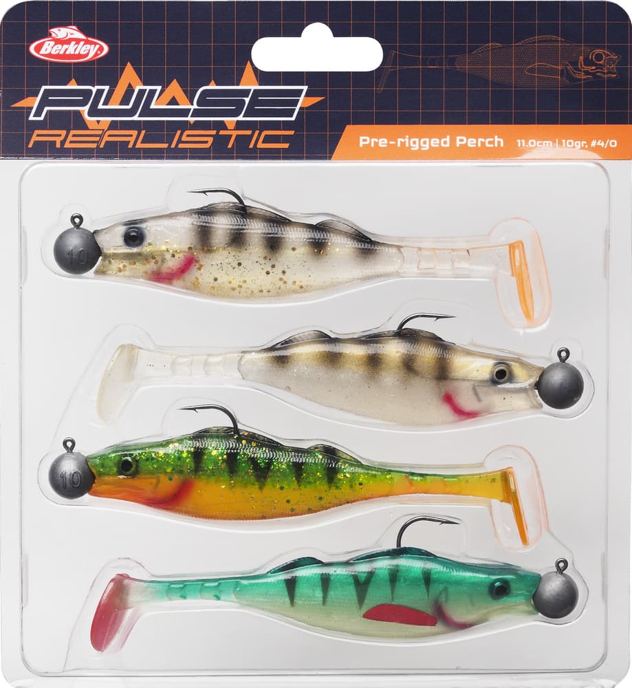 Pulse Realistic Perch 7cm 4Pcs, view: 0