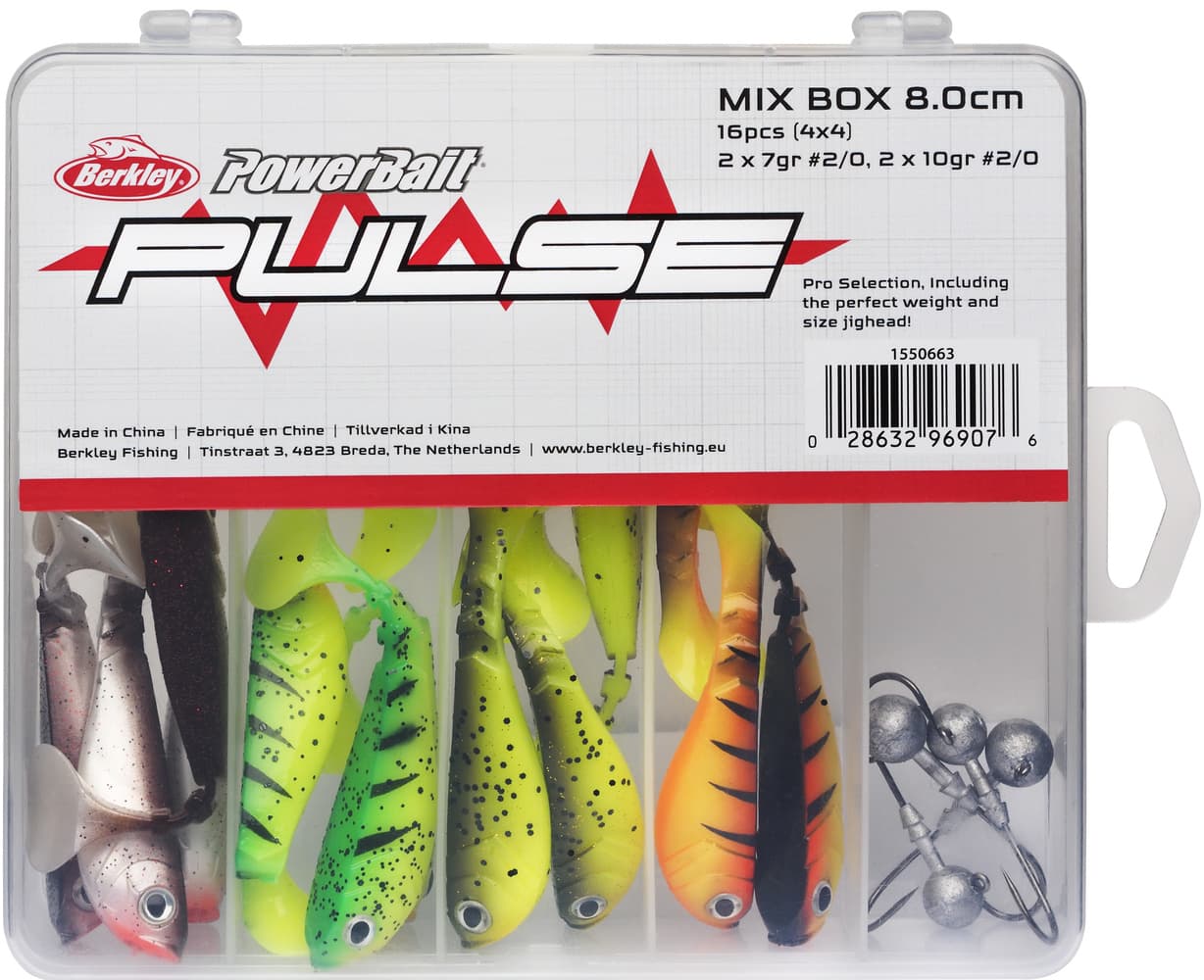 Pulse Shad Box 8cm Incl. Jigheads, view: 0