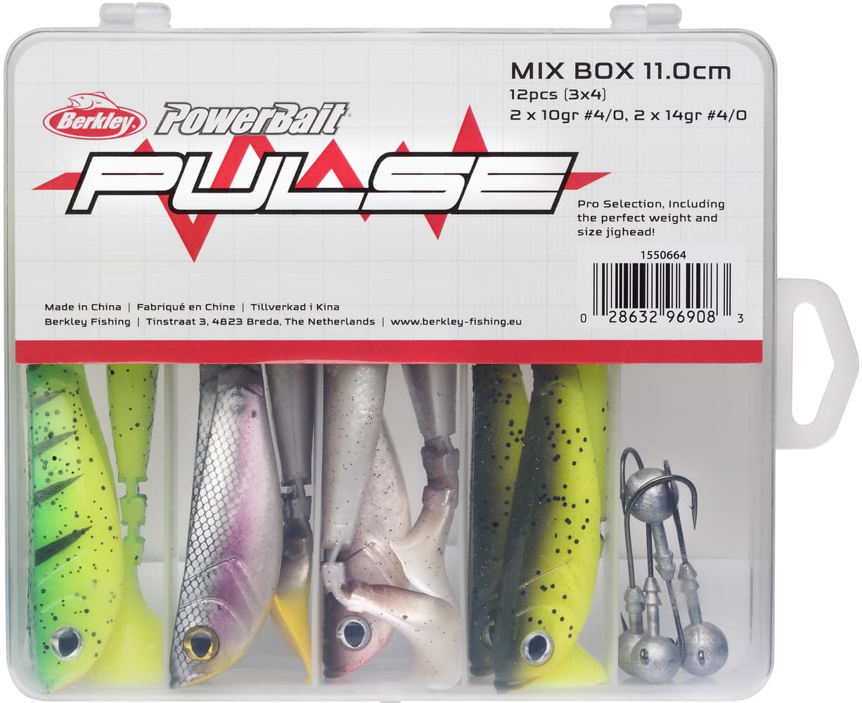 Pulse Shad Box 11cm Incl. Jigheads, view: 0