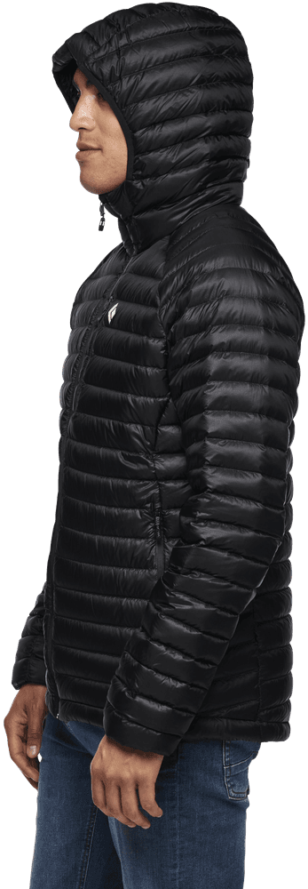 M's Approach Down Hoody Black, view: 2