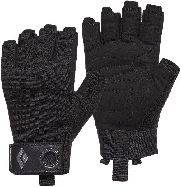 Crag Half-Finger Gloves Black, view: 0