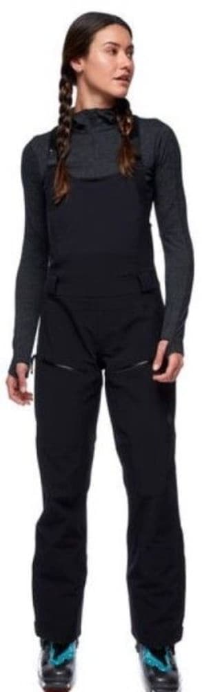 W's Recon Stretch Ski Bibs Black, view: 1