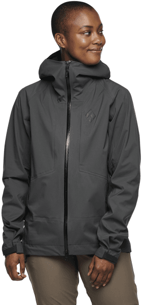 W's Highline Stretch Shell Anthracite, view: 1