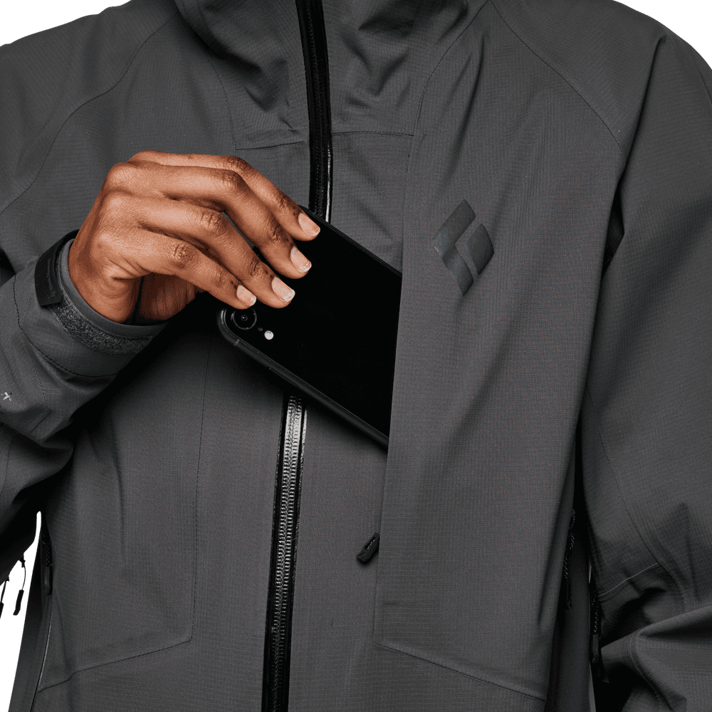 W's Highline Stretch Shell Anthracite, view: 5