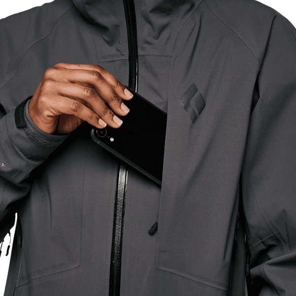 W's Highline Stretch Shell Anthracite, view: 5