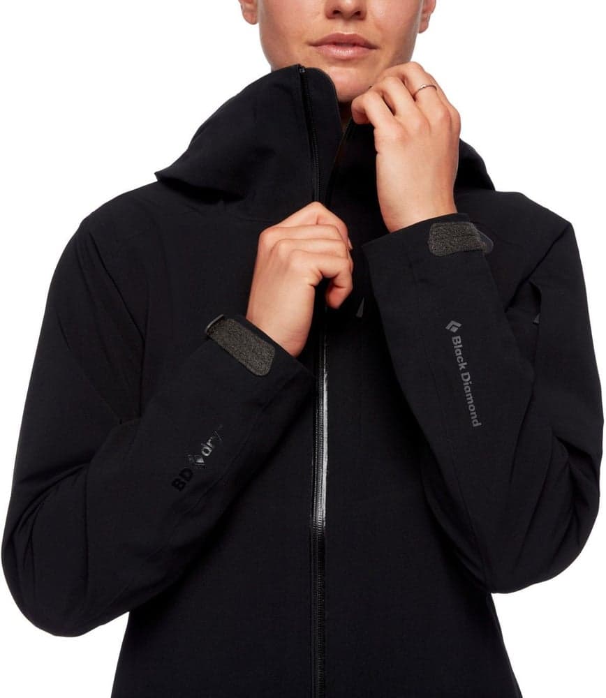 W's Recon Stretch Ski Shell Black, view: 4