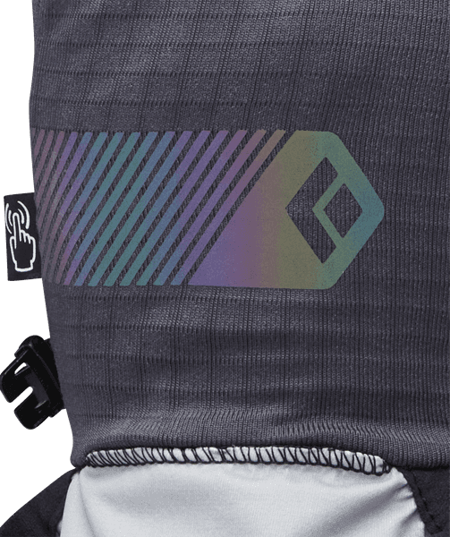 Gridtech Storm Hood Gloves Carbon/Glacier, view: 5