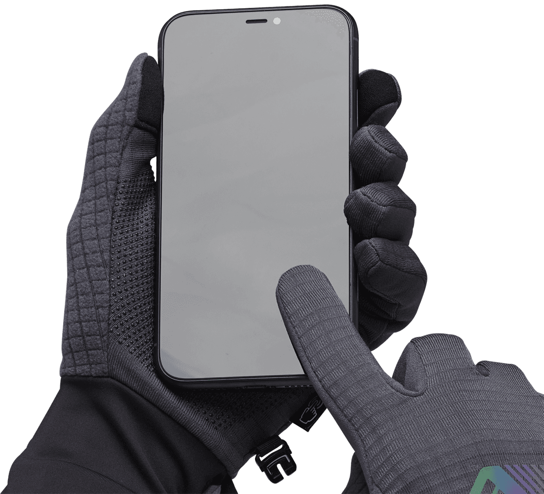 Gridtech Storm Hood Gloves Carbon/Glacier, view: 8