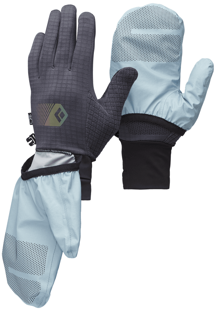 Gridtech Storm Hood Gloves Carbon/Glacier, view: 1
