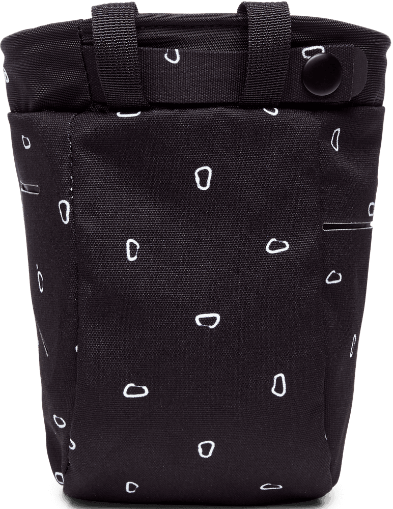 Gym Chalk Bag Carabiner Print Black, view: 1
