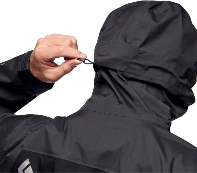 M's Stormline Stretch Rain Shell Black, view: 4