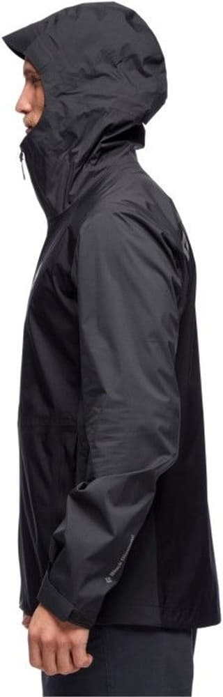 M's Stormline Stretch Rain Shell Black, view: 2