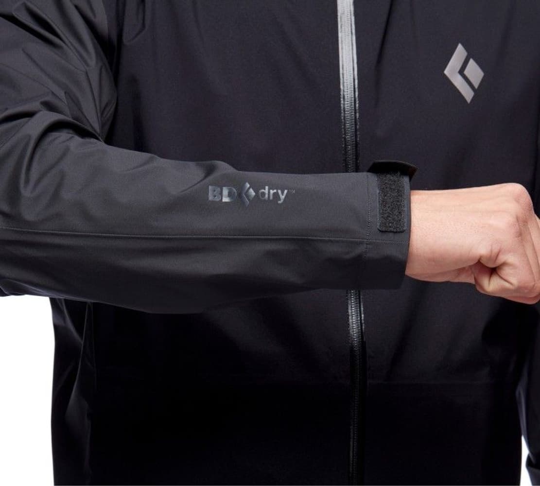 M's Stormline Stretch Rain Shell Black, view: 8