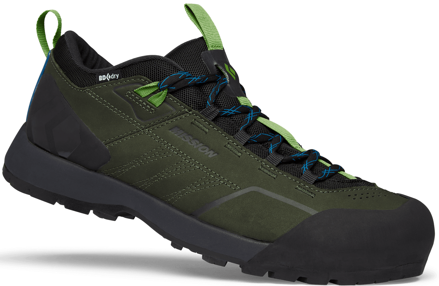 M's Mission Leather Low WP Approach Shoes Cypress/Black, view: 0