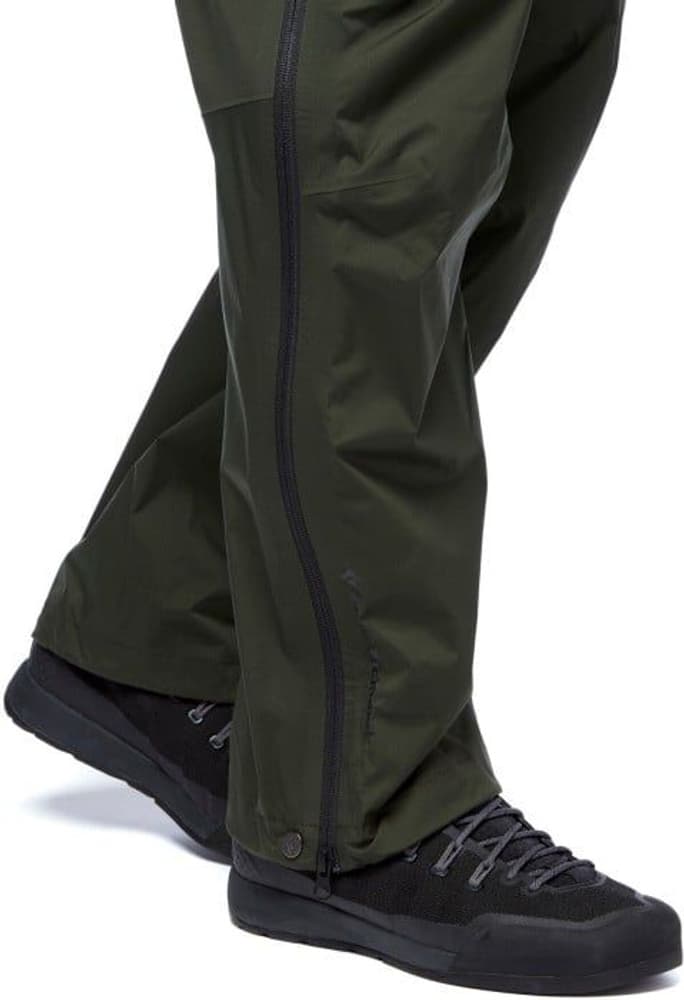 M's Stormline Stretch Full Zip Rain Pants Black, view: 5