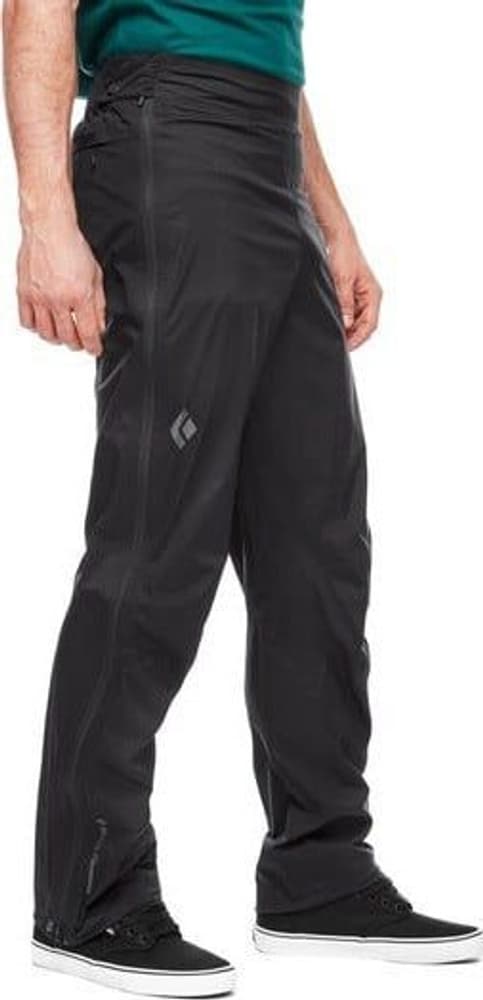 M's Stormline Stretch Full Zip Rain Pants Black, view: 3