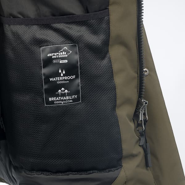 Arrak M's Parkas Olive, view: 2