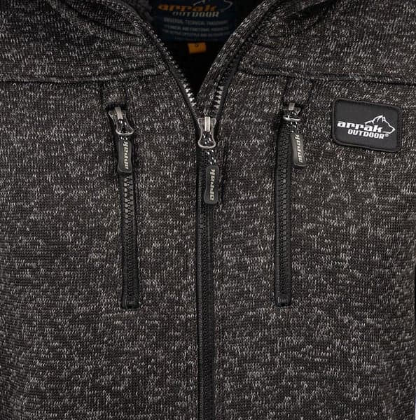 Arrak M's Pile Hood Black, view: 4