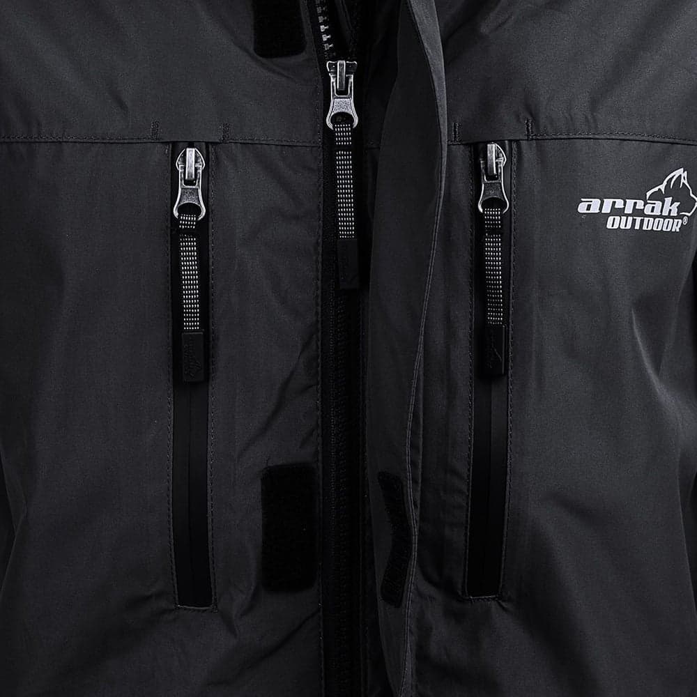 Arrak M's Rain Jacket Black, view: 4
