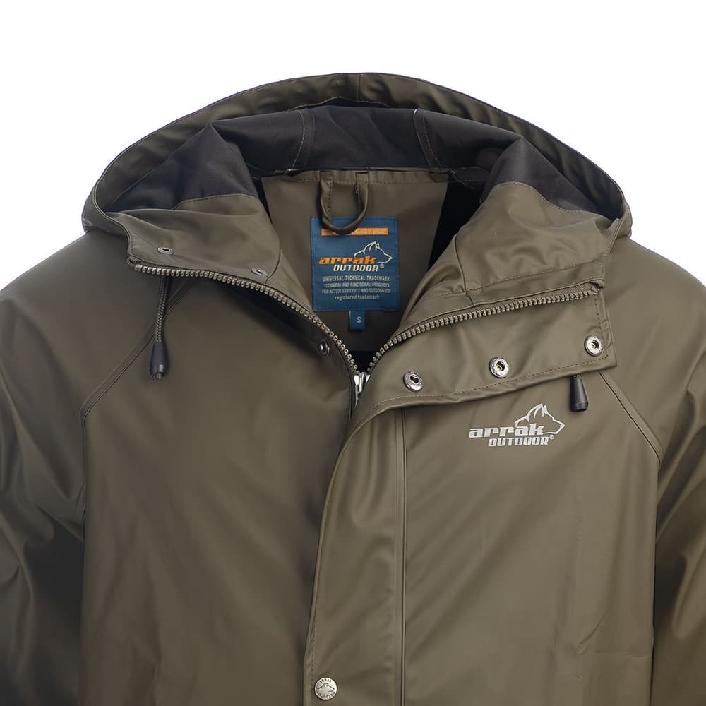 Arrak Unisex Raincoat Olive, view: 4