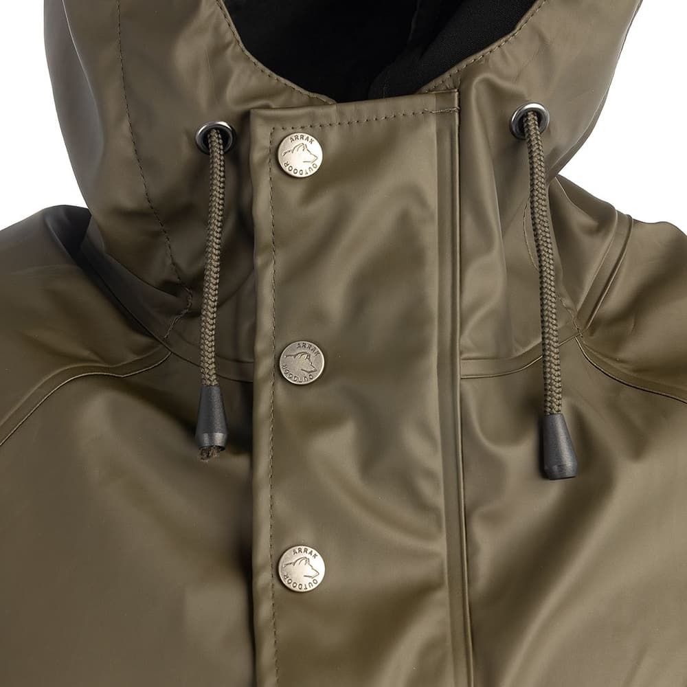 Arrak Unisex Raincoat Olive, view: 5
