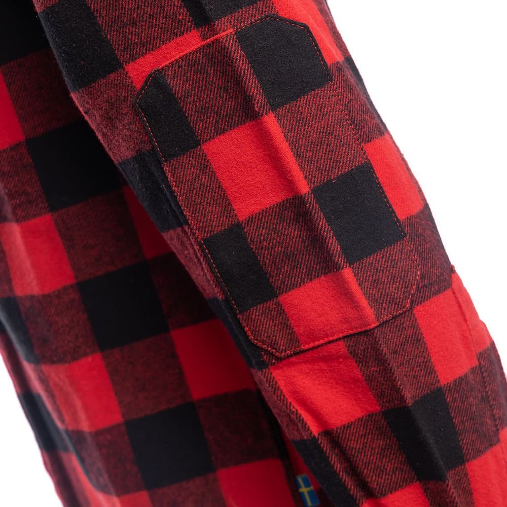 Arrak M's Flannel Shirt Red/Black, view: 4