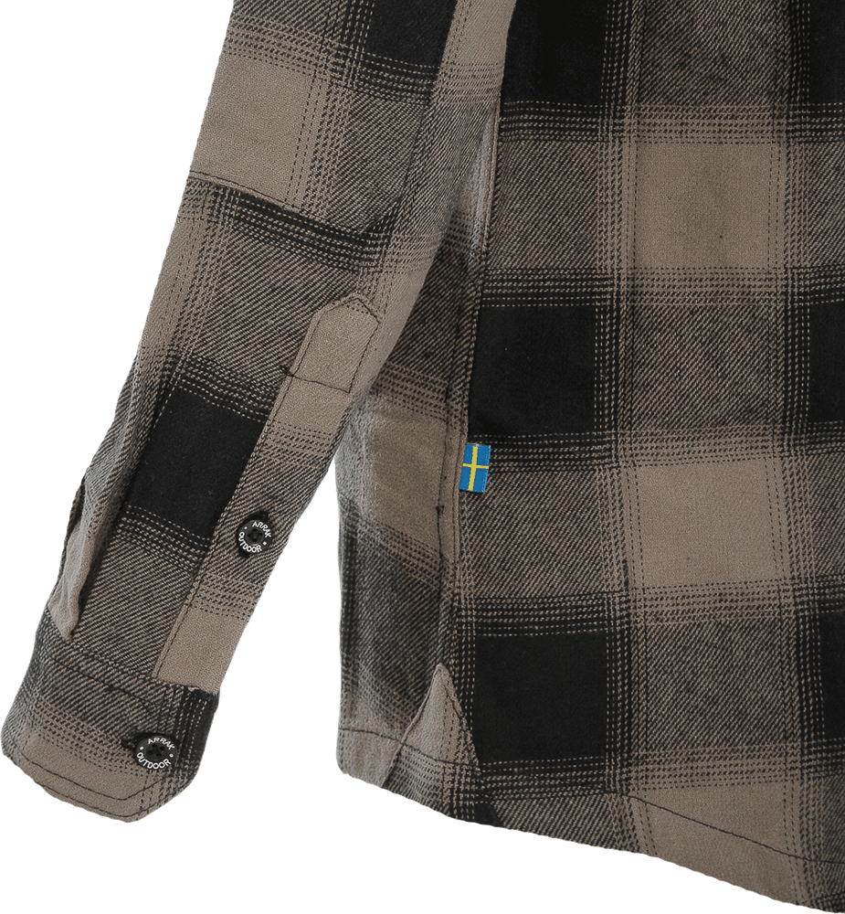 Arrak W's Flannel Shirt Brown, view: 4