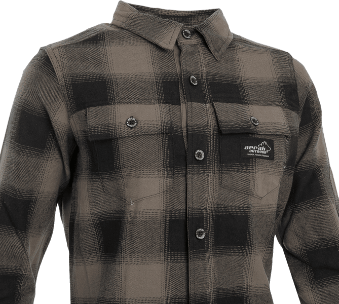 Arrak W's Flannel Shirt Brown, view: 3