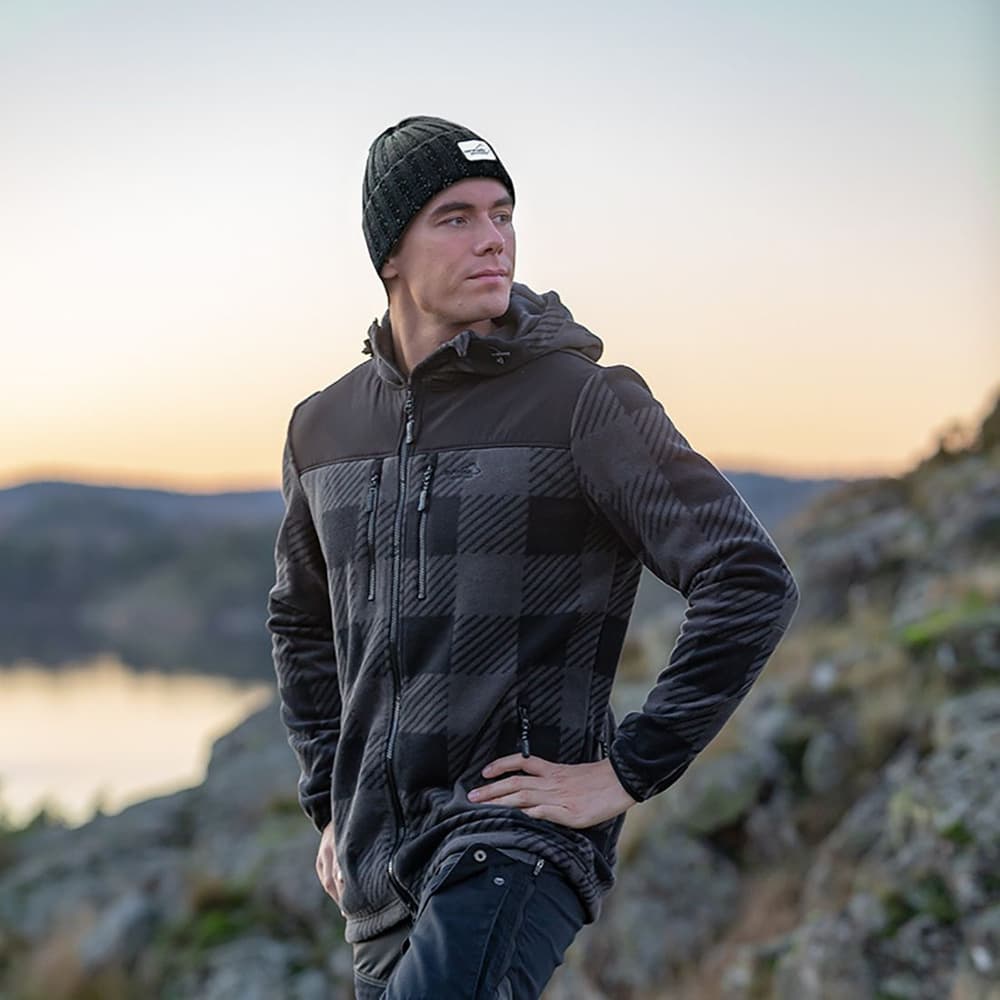 Arrak Unisex Canada Fleece Grey/Black, view: 8