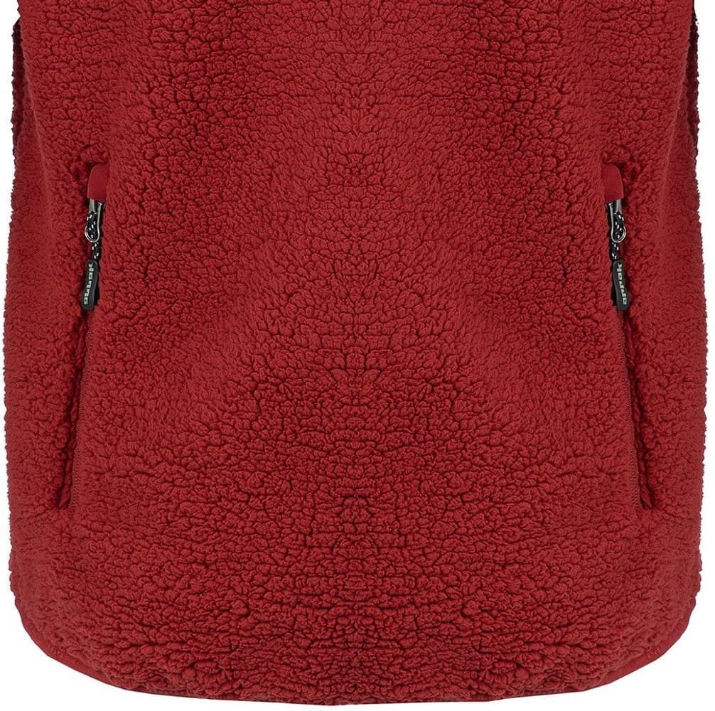 Arrak M's Sherpa Fleece Jacket Dark Red, view: 4