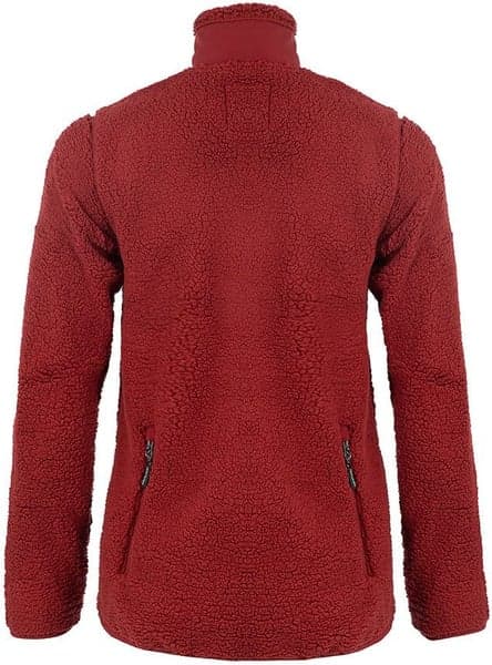 Arrak W's Sherpa Fleece Jacket Dark Red, view: 3