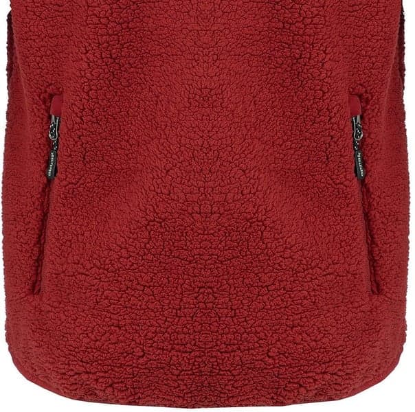 Arrak W's Sherpa Fleece Jacket Dark Red, view: 4