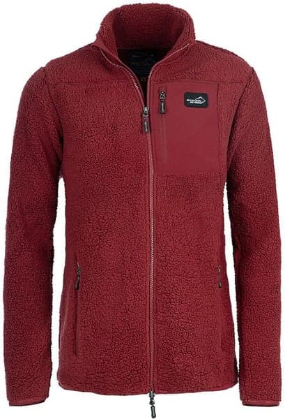 Arrak W's Sherpa Fleece Jacket Dark Red, view: 1