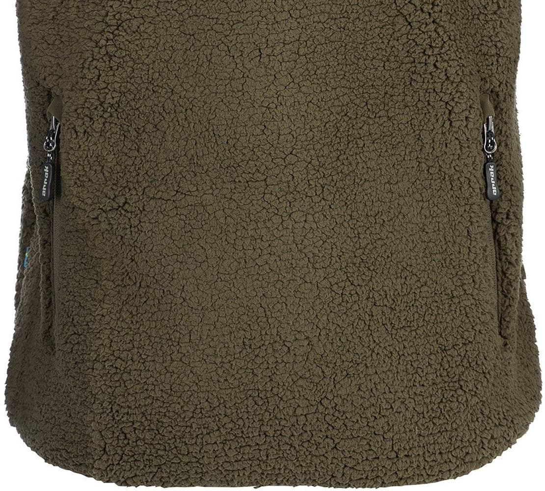 Arrak W's Sherpa Fleece Jacket Olive, view: 3