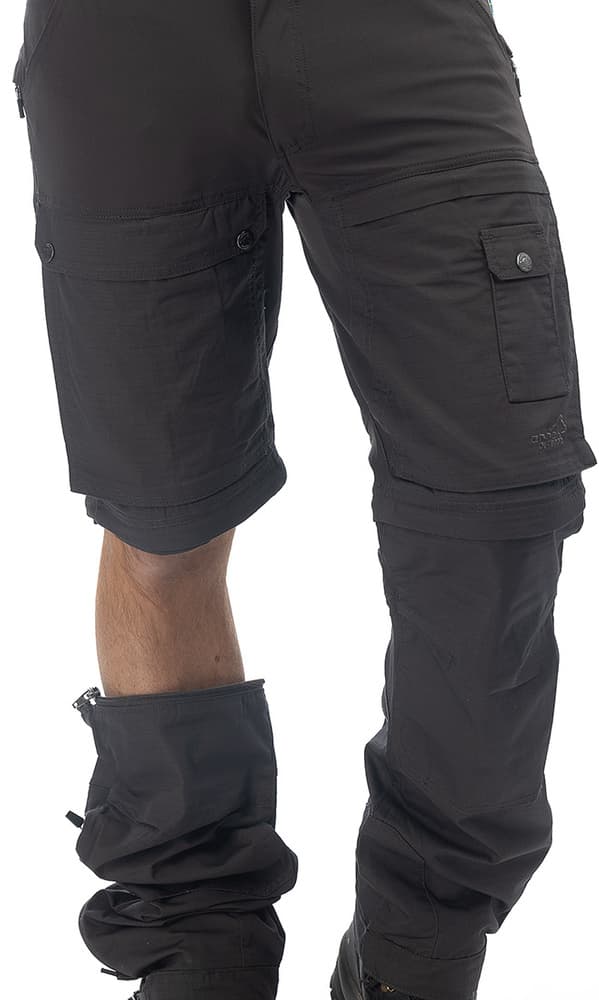 Arrak M's Flexible Zip Off Pant Anthracite, view: 4